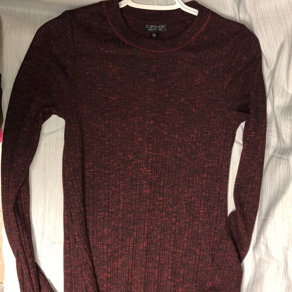 TopShop Dress Red Size 4 NWOT - Picture 3 of 5